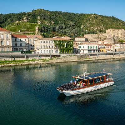 les canotiers sur le rhone autour de tournon 