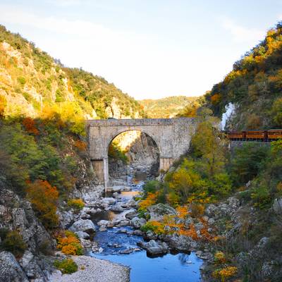 Le vélorail de l'Ardèche 