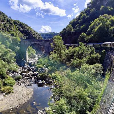 Le vélorail de l'Ardèche